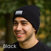 Unisex LED Beanie Hat with Rechargeable Headlamp – Hands-Free Light for Outdoor, Work & Everyday Use